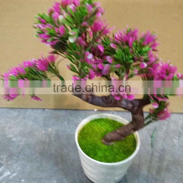Wholesale Mini Artificial Green Plant Bonsai for Promotion photo-4
