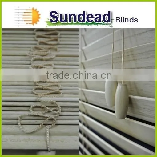 50 mm Natural Wood Blinds and Eco-friendly Blinds With FSC Certificate photo-3