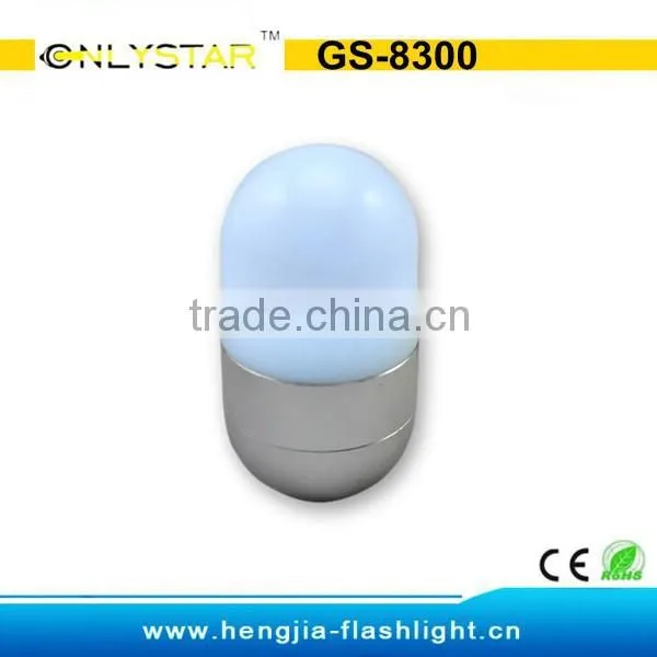 GS-8300 Promotional Home Light Tumbler Aluminum Led Light With Plastic and Aluminum Material