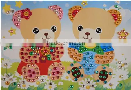 Various Shape Fashionable Diamod Colorful DIY Sticker/ Crystal Stickers photo-5