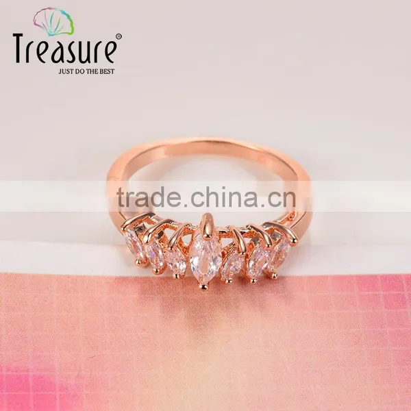 Diamond Jewelry Fashion Rose Gold Ring Jewelry for Wedding photo-2