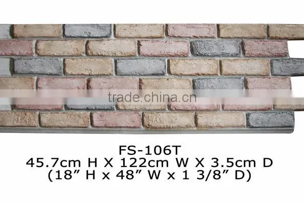 Polyurethane High Quality Beautiful Decorative pu Culture Brick