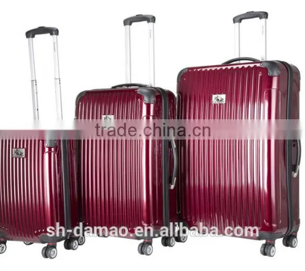 China Supplier Hot New Product for 2015 !!! Embossing Surface Travel Trolley Luggage photo-5