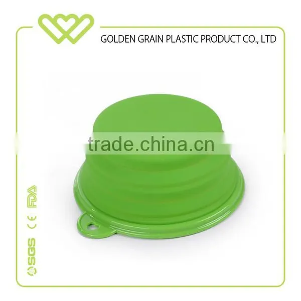 Unbreakable Heat Resistant Eco-friendly Collapsible/Foldable Pet Water/Food Bowl