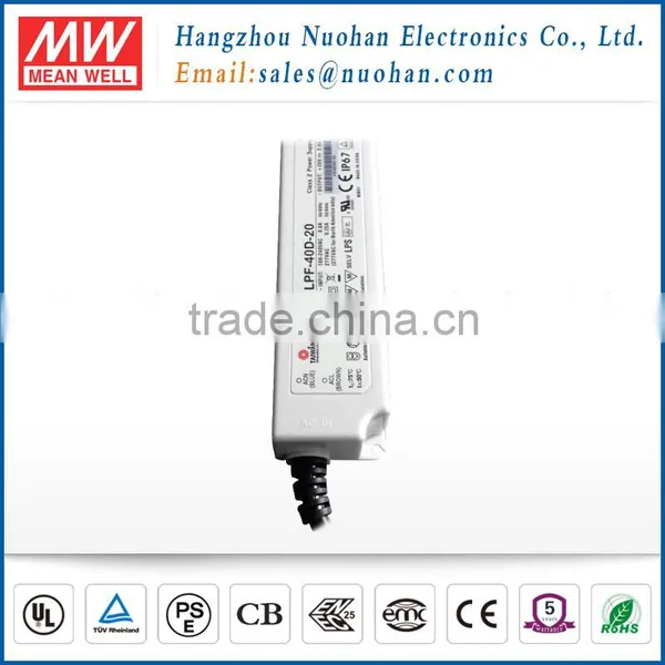 Mean Well 40W Dimmable Led Driver/40W 20V Led Driver 40W Constant Voltage Led Driver photo-4