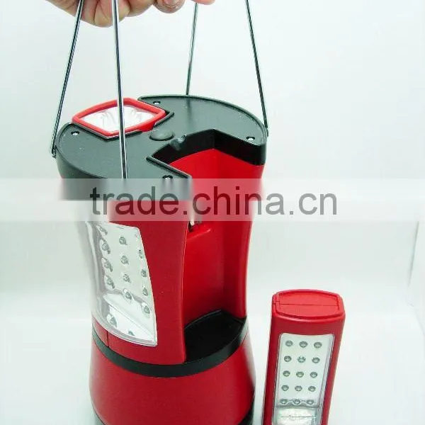 LED CAMPING LANTERN W/detachable LED torch