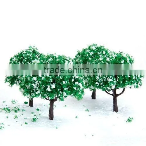 Scale Plastic Model Tree, Architecture Round Model Tree , Miniature Scale Trees, Building Model Tree for HO Scale,MT-41 photo-4