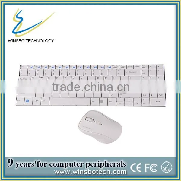 New Fashion 2.4 G Wireless Wireless Keyboard Mouse Combo for universal computer and laptop