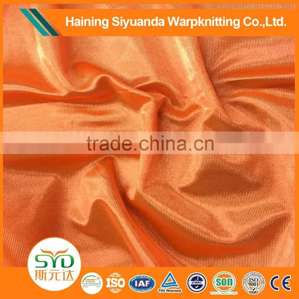 China Suppliers Mercerized Plain Fabric 100% Polyester Tricot Unbrushed Fabric photo-3