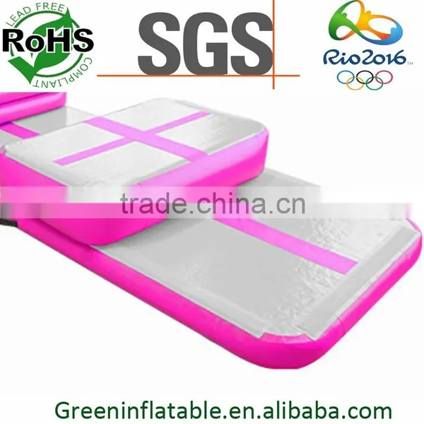 2015 New Drop Stitch Material Inflatable Air Tumble Track for Gymnastics,inflatable Air Track