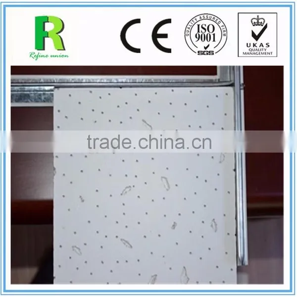 High Quality and High Density Acoustic Mineral Fiber Ceiling Board photo-2
