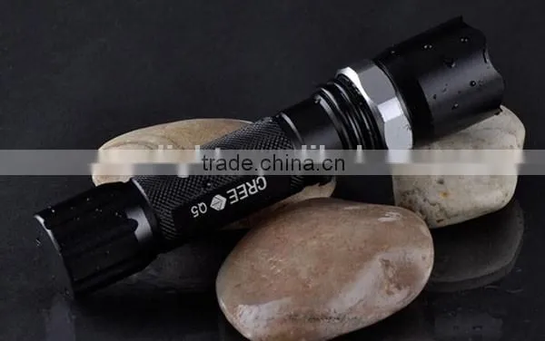 POPPAS T824 Hot Sales Police Zoom Led Flashlight Rechargeable Ipx5 Waterproof Flashlight Torch photo-4