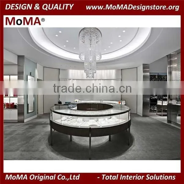 Jewelry Store Furniture, Product Showcase, Round Showcase Stands