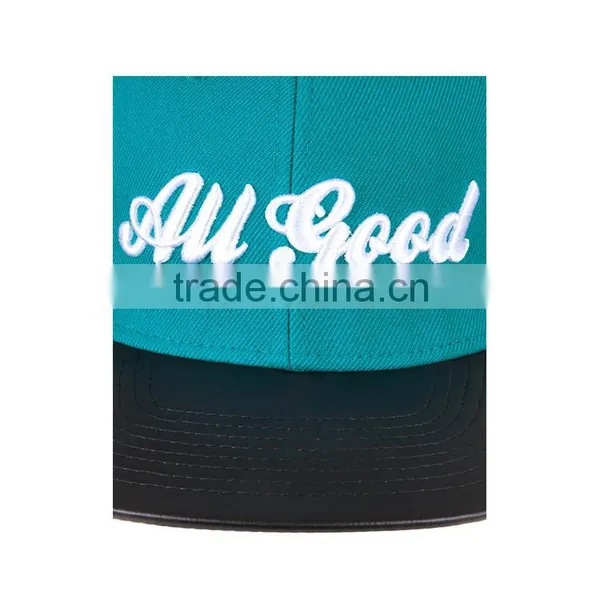 Bulk/Wholesale Design/Custom Fashion 3D Embroidery Baseball Cap Plain Curved Bill Snapback Hat With Metal Buckle photo-4