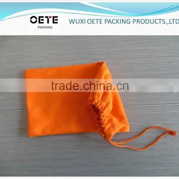 Solid Orange Color Microfiber Bag /pouch for Camera/digital Products/eyeglass