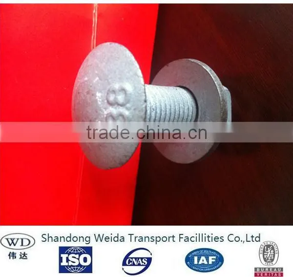 Standard Galvanized Highway Guardrail Used Bolt and Nut photo-2