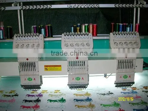 Used Second Hand Old Sanfei 912 12 Head Embroidery Machine For Sale photo-2