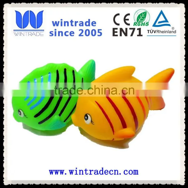 Novelty Plastic Tropical Fish Wholesale Flashing Rubber Bath Toy photo-2