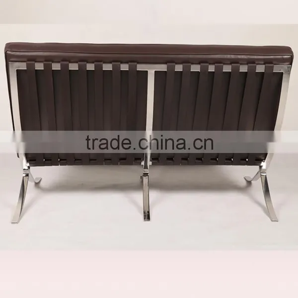 Luxury Design Barcelona Sofa 2 Seat for Living Room photo-4