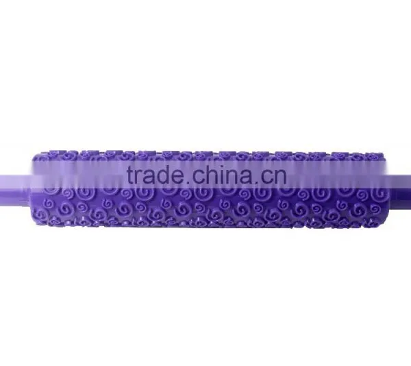 Customized Embossing Rolling Pin Plastic Rolling Pin photo-2
