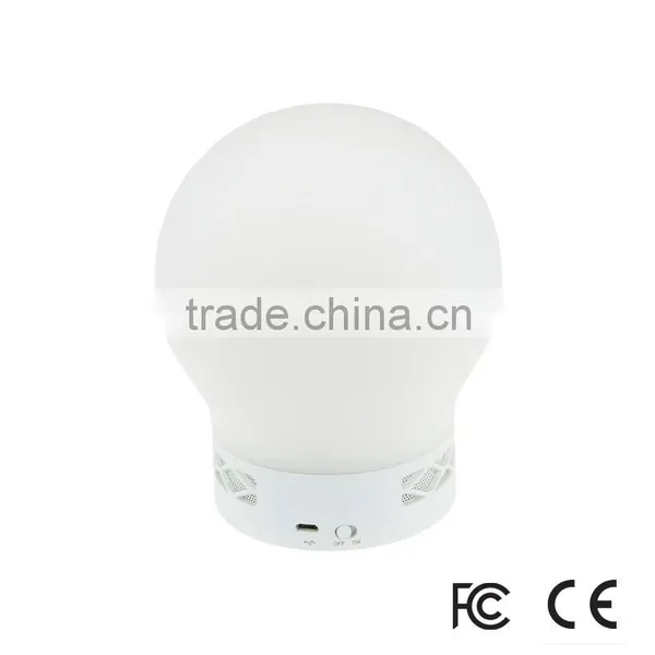 Smart LED Lamp Bluetooth Speaker Tap Control Android IOS APP