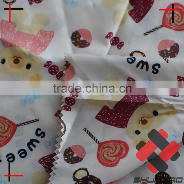 290T Polyester Taffeta With Heat Transfer Printing Cheap Printed Padded Jacket Fabric photo-3