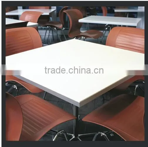 Solid Surface KFC Restaurant Table/hot Pot Table,artificial Marble Top Dining Table,Restaurant Table photo-2