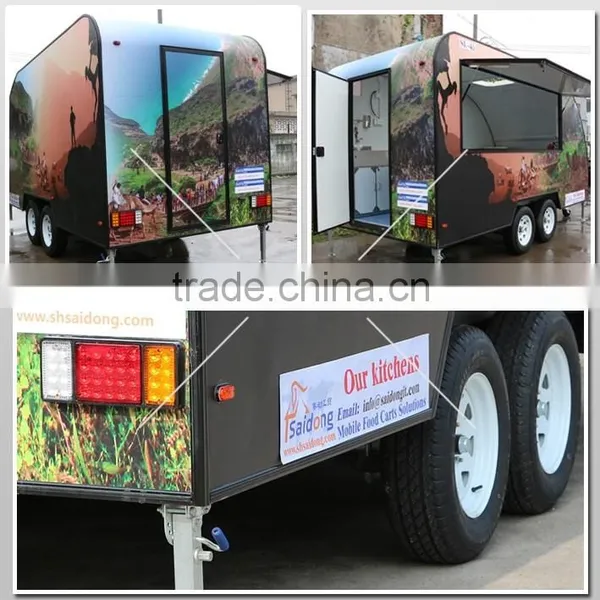 Big Wheels Carts To Sell Fast Food/Food Van For Sale/Fast Food Van For Sale photo-5