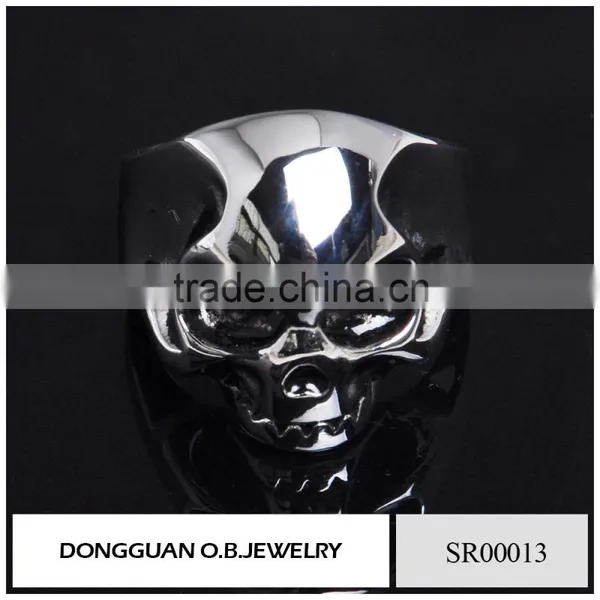 2016 New Skull Jewelry Ring 314 Stainless Steel Ring Without Stone photo-3