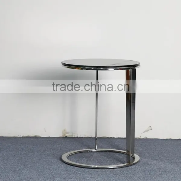 Wooden Top Steel Frame Coffee Table photo-3