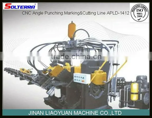 High Quality !cnc Angle Punching,Markin&;cutting Line APLD-1412