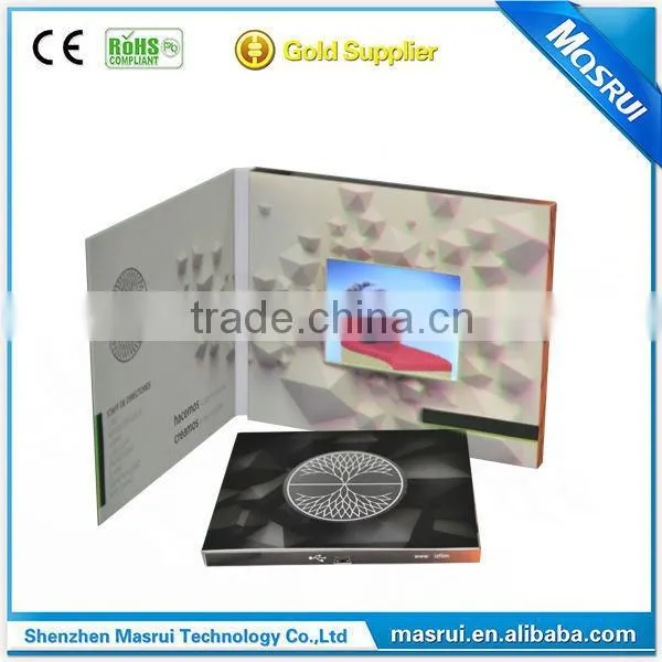 2.8 " Lcd Screen Video Greeting Card Video Brochure TV in a Card photo-3