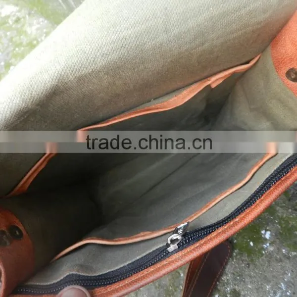 Genuine Leather Moroccan Indian Leather Messenger Bag photo-3