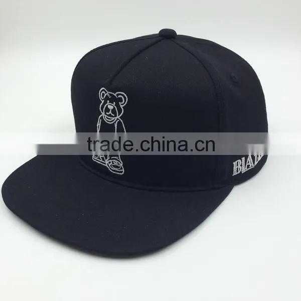 Custom Blank Flat Brim Caps Snapback/blank photo-2