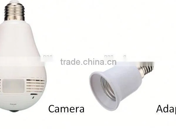 WiFi Fisheye Cloud Smart Bulb 360 Camera Fisheye With Two-way Audio and 128G Recording Feature photo-4