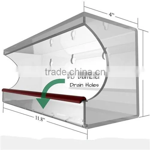 Wholesale Acrylic Standing Bird Feeder photo-2