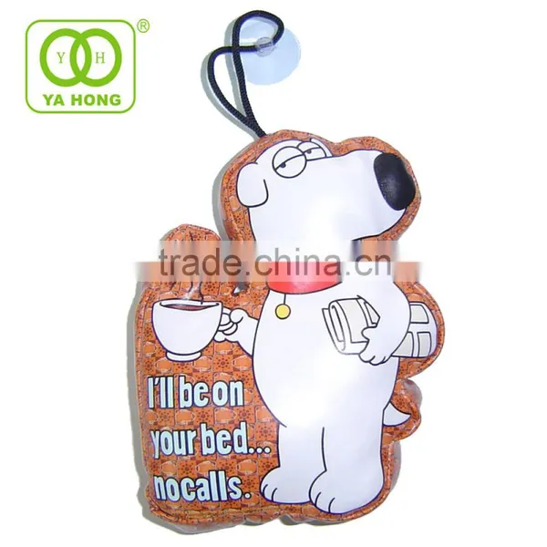 Mobile Phone Key Chain With PVC Leather and Cotton