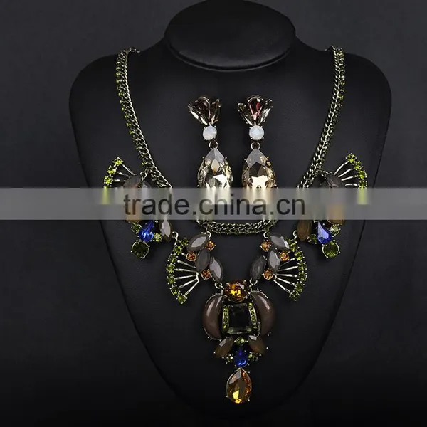 Hot Alloy Necklace Earring Jewelry Set photo-2