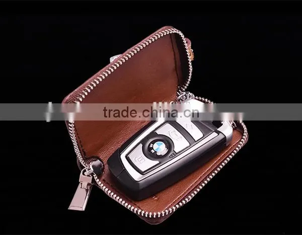 Custom Size Color Genuine Python Leather Car Key Case Handy Key Holder photo-5
