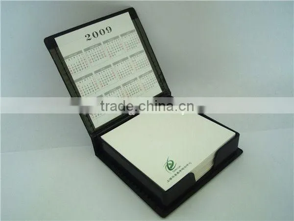 leather sticky note holder