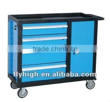 Steel Heavy Tools Trolly With 4 Drawers/ Tools Cabinet