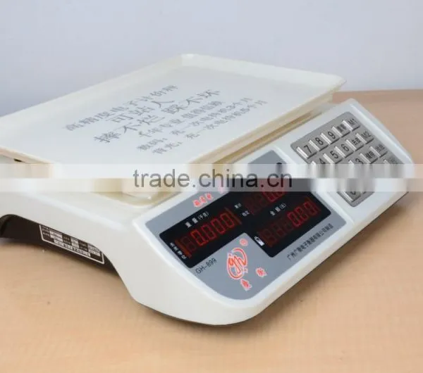 Digital Electronic Price Computing Food Meat Price Scale With Stainless Button photo-3