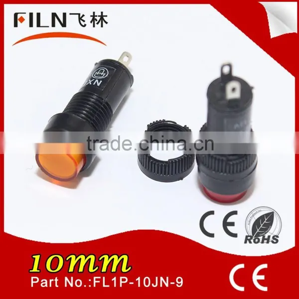 2015 Waterproof Plastic 10mm 230v Led Neon Green Lantern Led Lamp 2015 New Waterproof 8mm Metal Signal Led Tube 24 Volt Led Ind photo-2