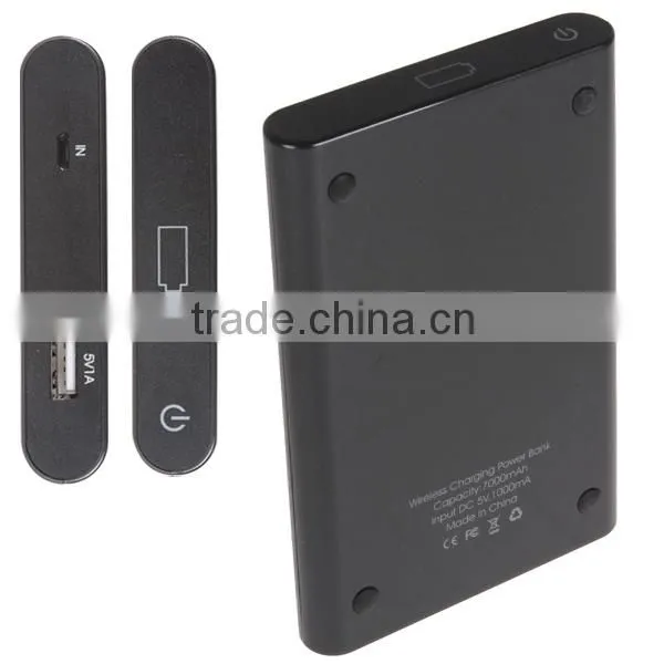 Stylish 7000mAh Qi Wireless Power Bank For Mobile Phones Tablets---Perfect Christmas Gift/Promotional Products photo-3