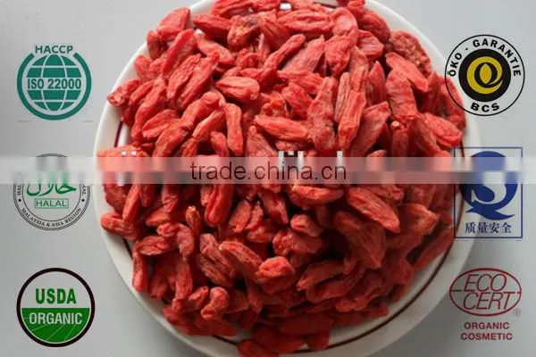 Certified Organic Goji Berry Extract / Barbury Wolfberry Fruit Extract Powder With Lycium Barbarum Polysaccharides