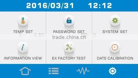 LCD Touch Screen Controller With USB Data Log 4 Degree Blood Storage Refrigerator photo-3