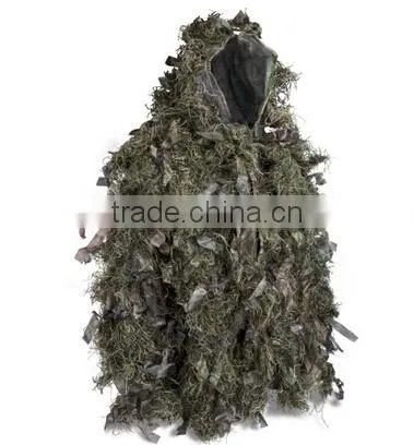 Hybrid Woodland Camouflage Ghillie Suit Lightweight photo-2
