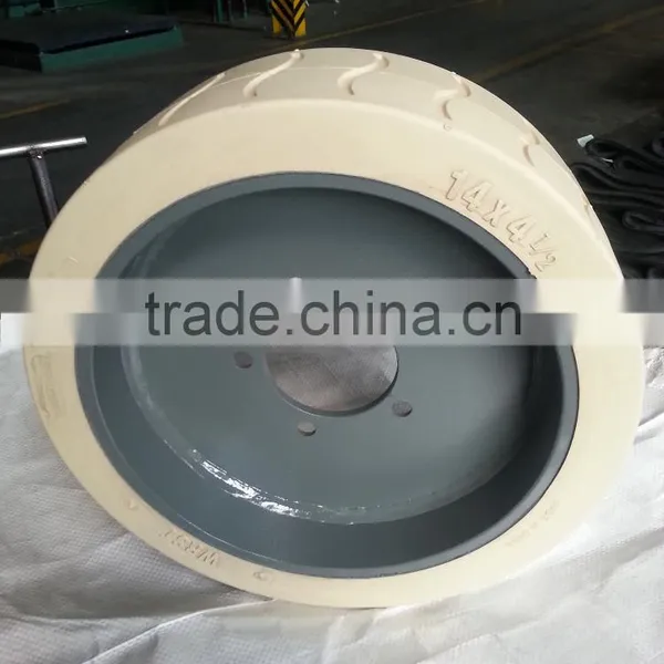 Mec 1932es Scissor Lifts Rubber Tires 14x41/2 With Mould on Wheel photo-5