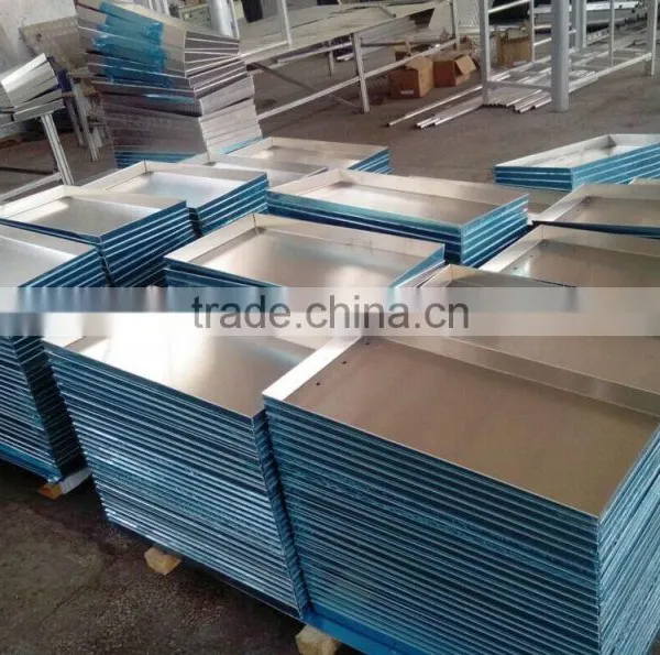 Anode Aluminium Alloy Sheet Tray, Sheet Metal Trays for Seafood Fast Frozen Processing photo-4