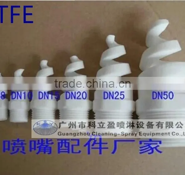 1/4 Spiral Full Cone Pattern Teflon Spray Nozzles photo-3
